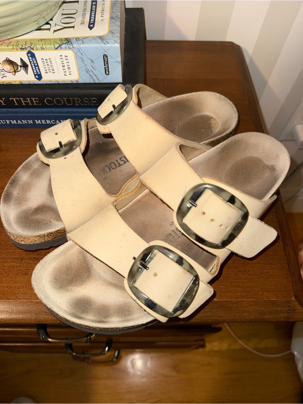 Rare Birkenstock Arizona big buckle - tortoise / camo - Size 7 / 7.5